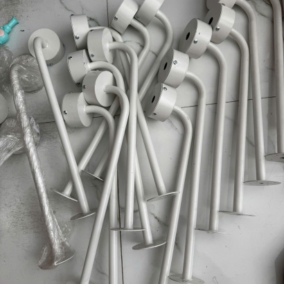 Chân Đế Camera Cong Chữ L Có Box Tròn Dài 65cm